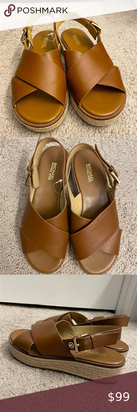 michael kors criss cross sandals